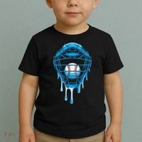 Cool Baseball Respect The Drip Melted Ice Cream Baseball Toddler T-Shirt thumb 2