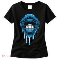 Cool Baseball Respect The Drip Melted Ice Cream Baseball Women's T-Shirt thumb 0