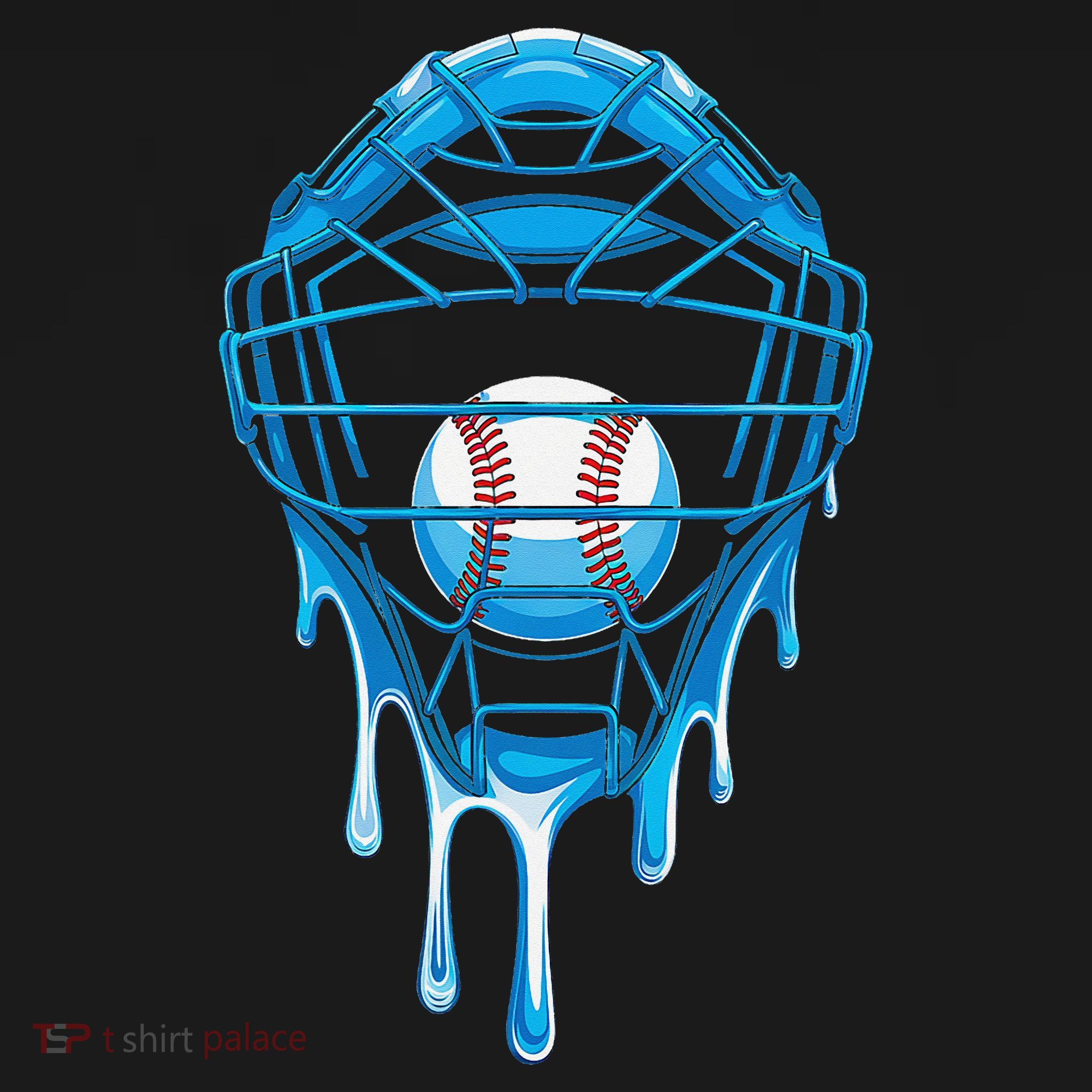 Cool Baseball Respect The Drip Melted Ice Cream Baseball Women's T-Shirt