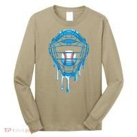 Cool Baseball Respect The Drip Melted Ice Cream Baseball Long Sleeve Shirt thumb 0