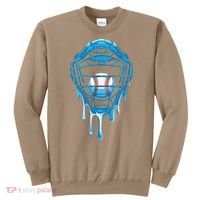 Cool Baseball Respect The Drip Melted Ice Cream Baseball Sweatshirt thumb 0