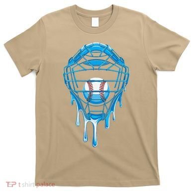Cool Baseball Respect The Drip Melted Ice Cream Baseball T-Shirt