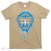 Cool Baseball Respect The Drip Melted Ice Cream Baseball T-Shirt thumb 0