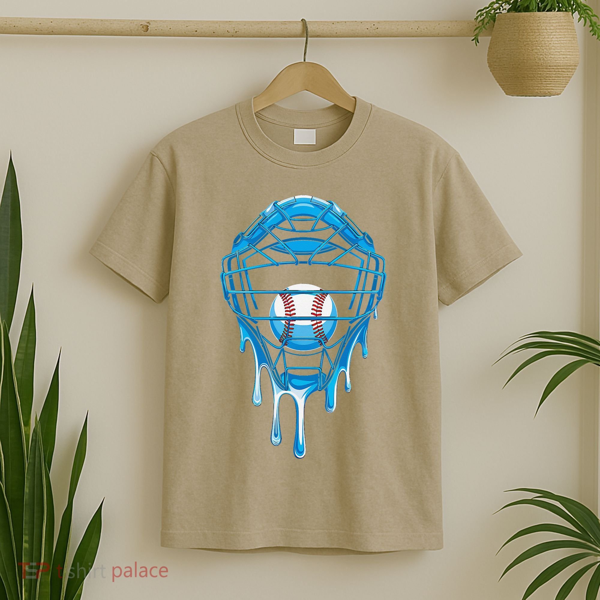 Cool Baseball Respect The Drip Melted Ice Cream Baseball T-Shirt