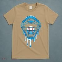 Cool Baseball Respect The Drip Melted Ice Cream Baseball T-Shirt thumb 5