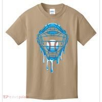 Cool Baseball Respect The Drip Melted Ice Cream Baseball Kids T-Shirt thumb 0