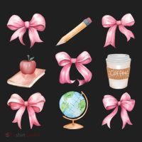 Coquette Bow Reading Teacher Life Back To School Gift Hat thumb 2