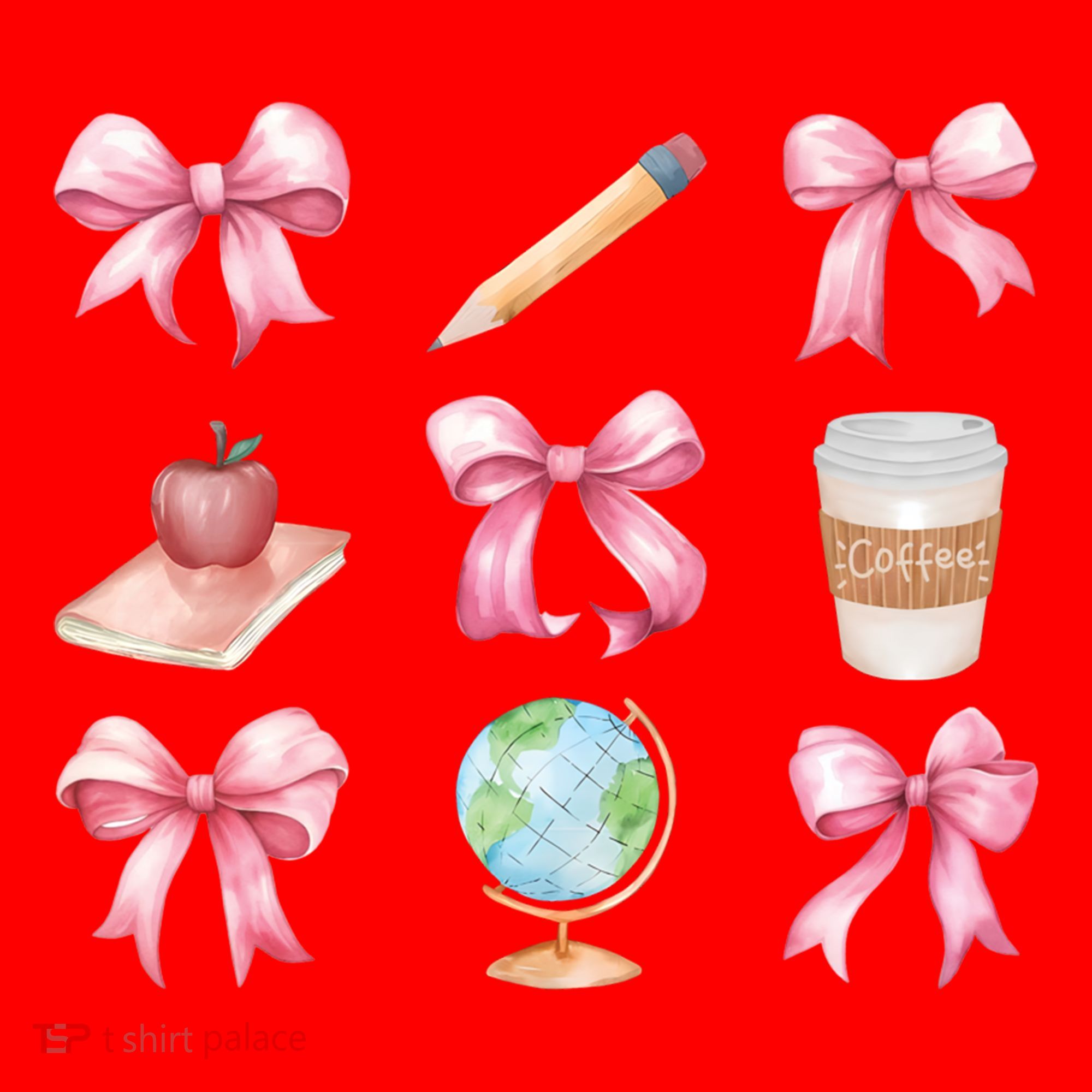 Coquette Bow Reading Teacher Life Back To School Gift Santa Hat