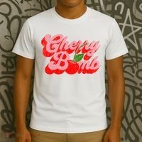 Cherry Bomb Retro 70s Vintage Style Cute T-Shirt thumb 3