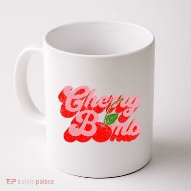 Cherry Bomb Retro 70s Vintage Style Cute Coffee Mug