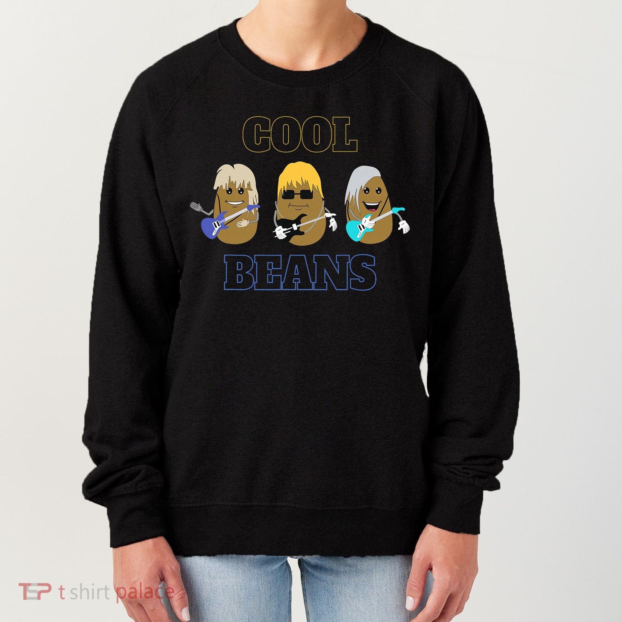 Cool Beans Rock and Roll Fun Novelty  Women's Sweatshirt