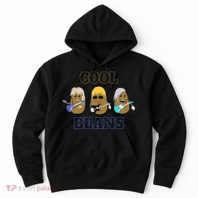 Cool Beans Rock and Roll Fun Novelty  Hoodie