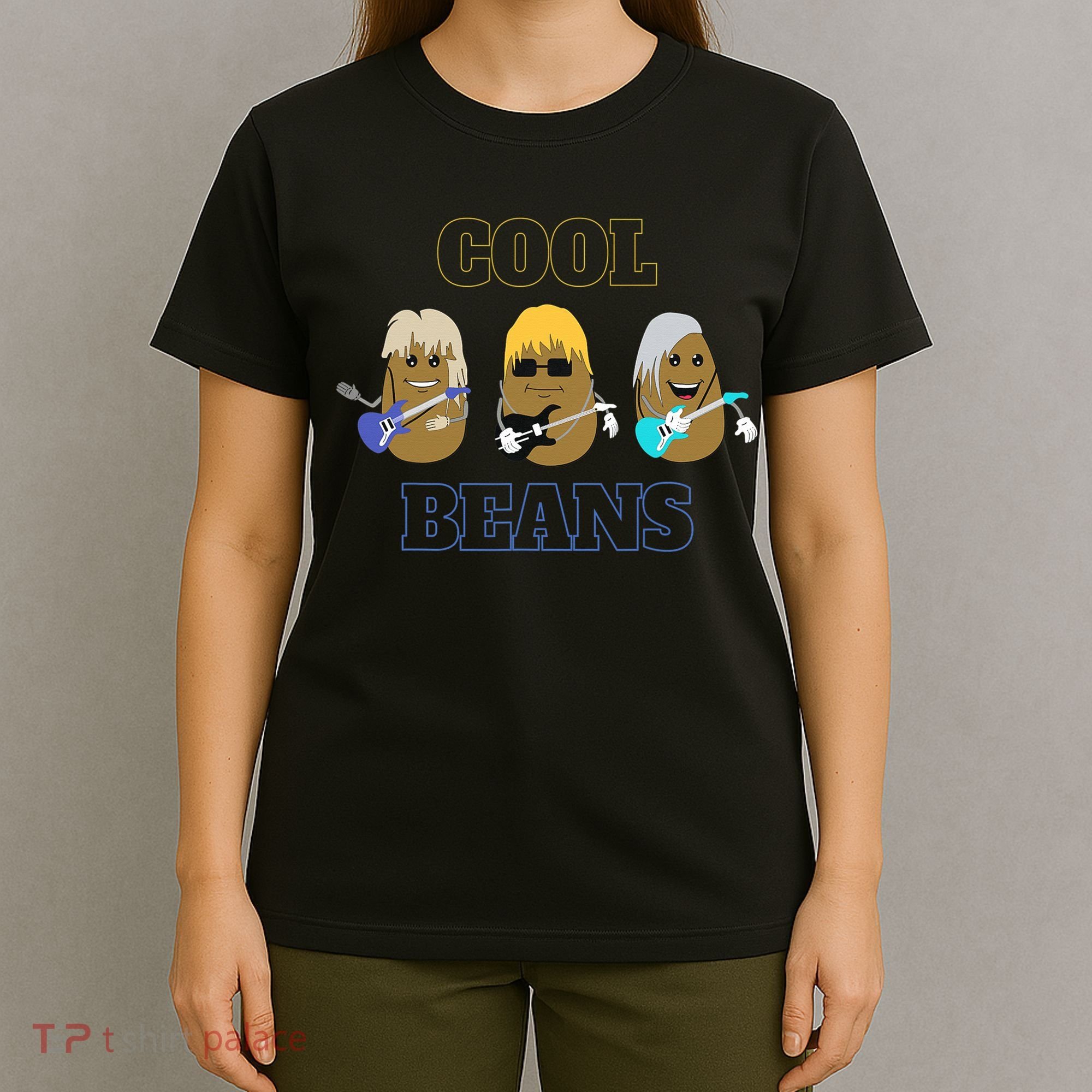 Cool Beans Rock and Roll Fun Novelty  T-Shirt