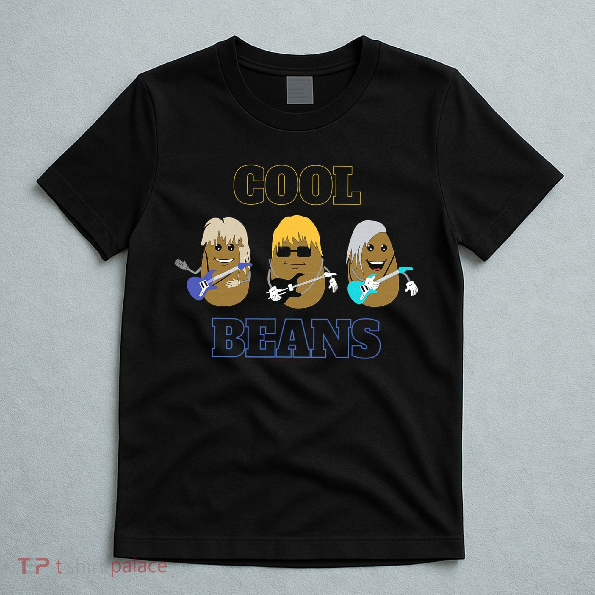 Cool Beans Rock and Roll Fun Novelty  T-Shirt
