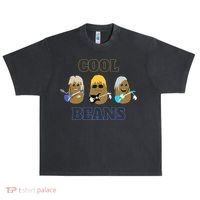 Cool Beans Rock and Roll Fun Novelty  Urban Oversized Heavyweight T-Shirt thumb 0