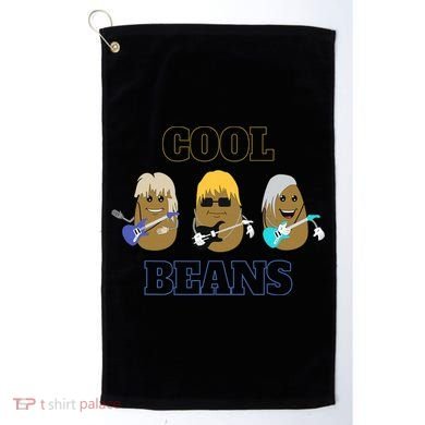 Cool Beans Rock and Roll Fun Novelty  Golf Towel