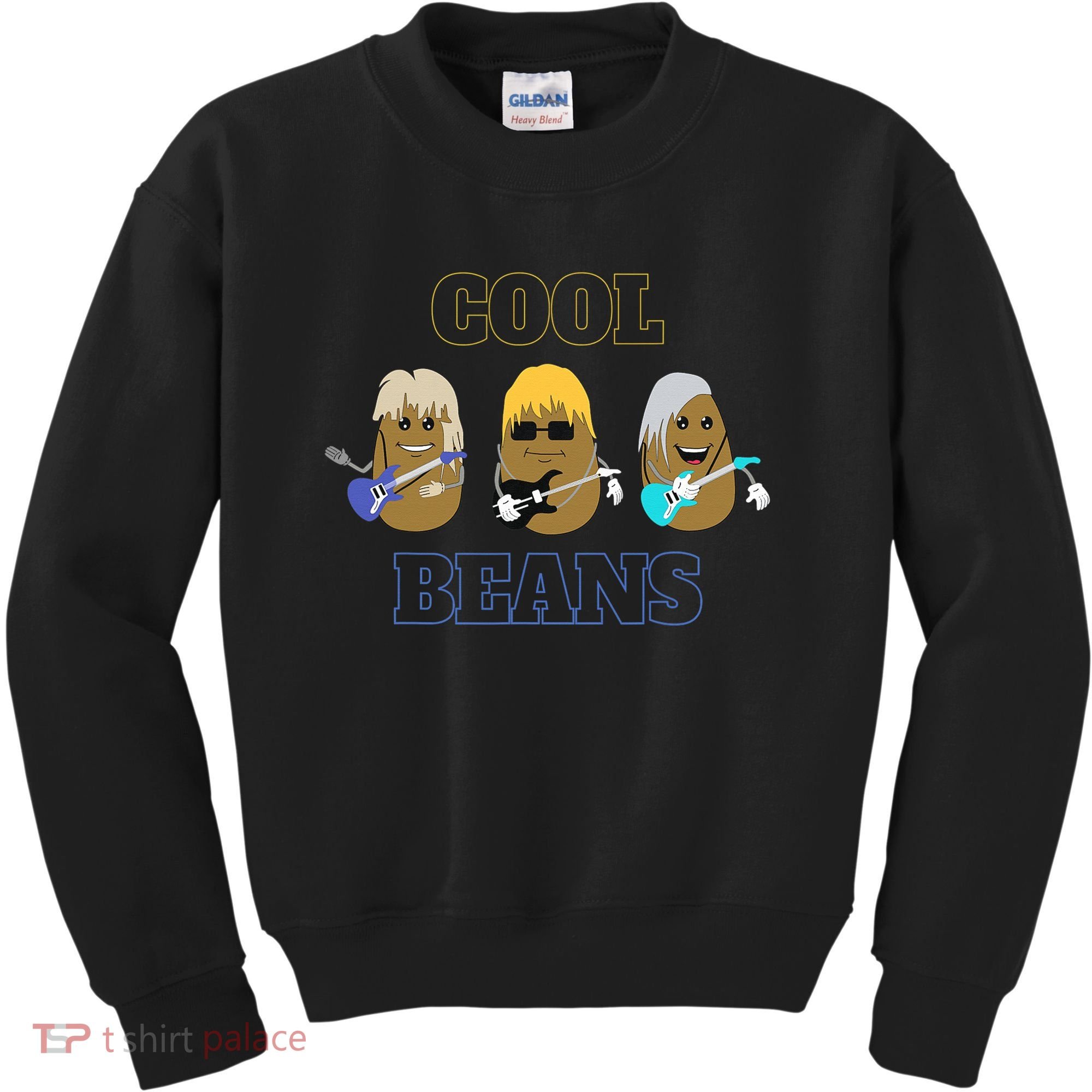 Cool Beans Rock and Roll Fun Novelty  Kids Sweatshirt