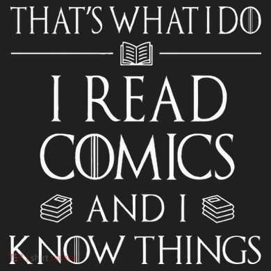 Comic Book Reader Gifts Read Comics And I Know Things Crop Fleece Hoodie