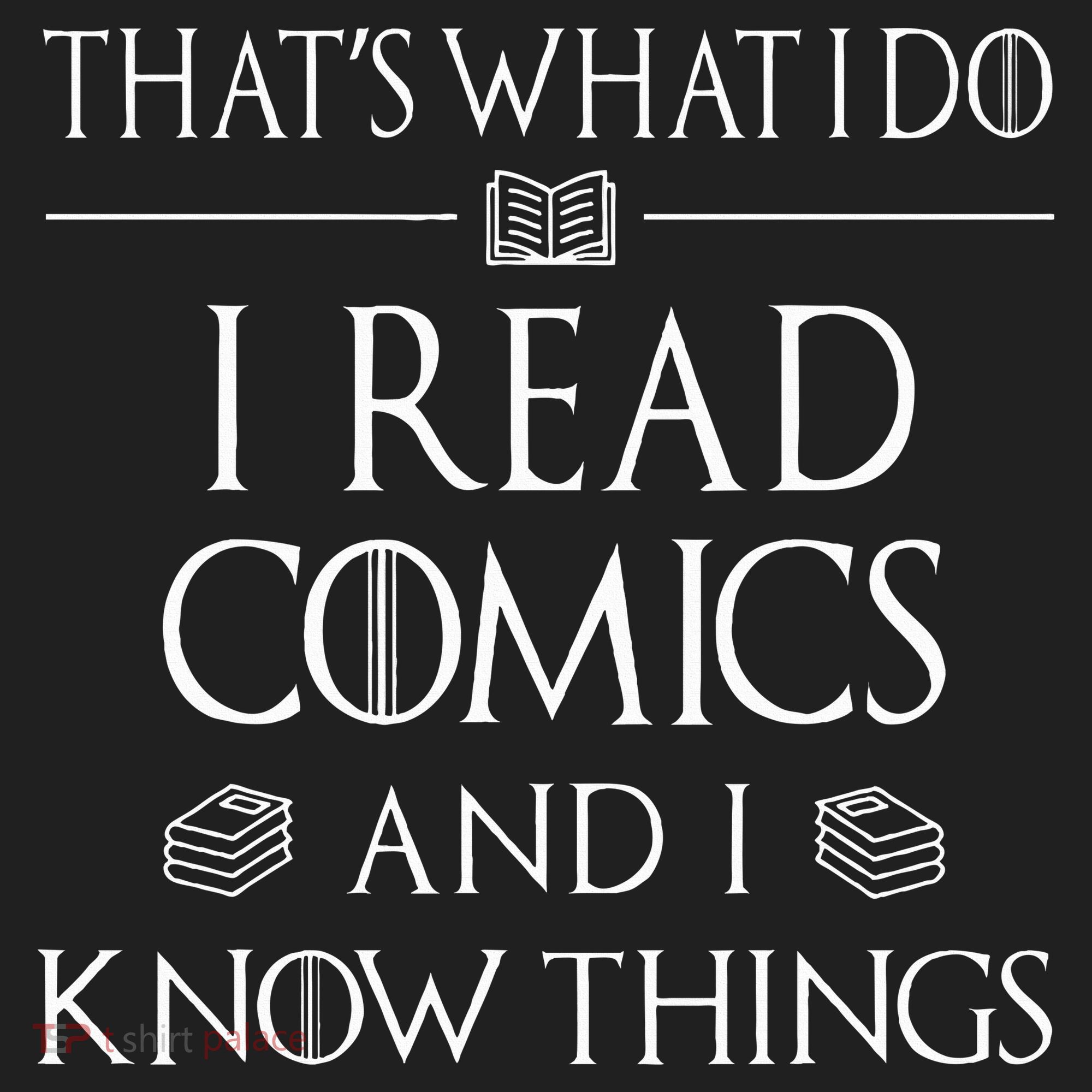 Comic Book Reader Gifts Read Comics And I Know Things Golf Towel