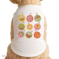 Christmas Ball Retro Ornaments Doggie Tank thumb 0