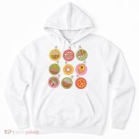 Christmas Ball Retro Ornaments Hoodie thumb 0
