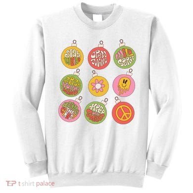 Christmas Ball Retro Ornaments Sweatshirt