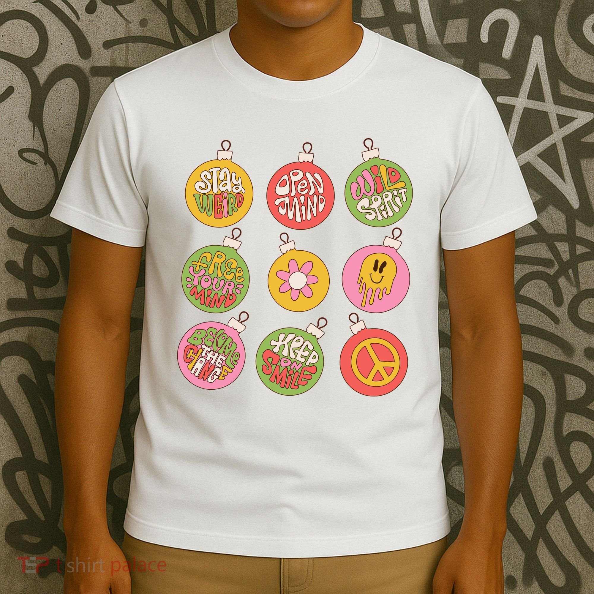 Christmas Ball Retro Ornaments T-Shirt