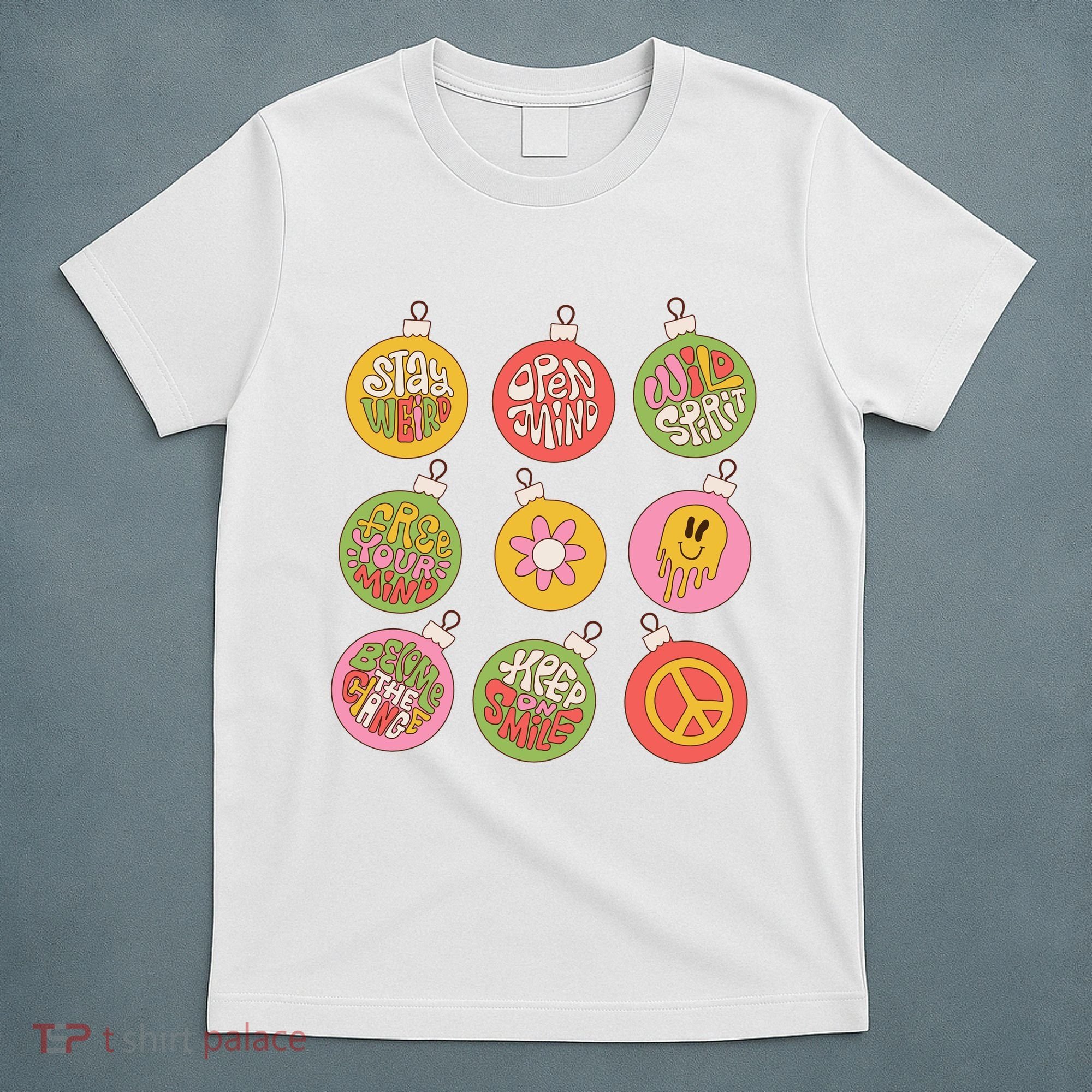 Christmas Ball Retro Ornaments T-Shirt
