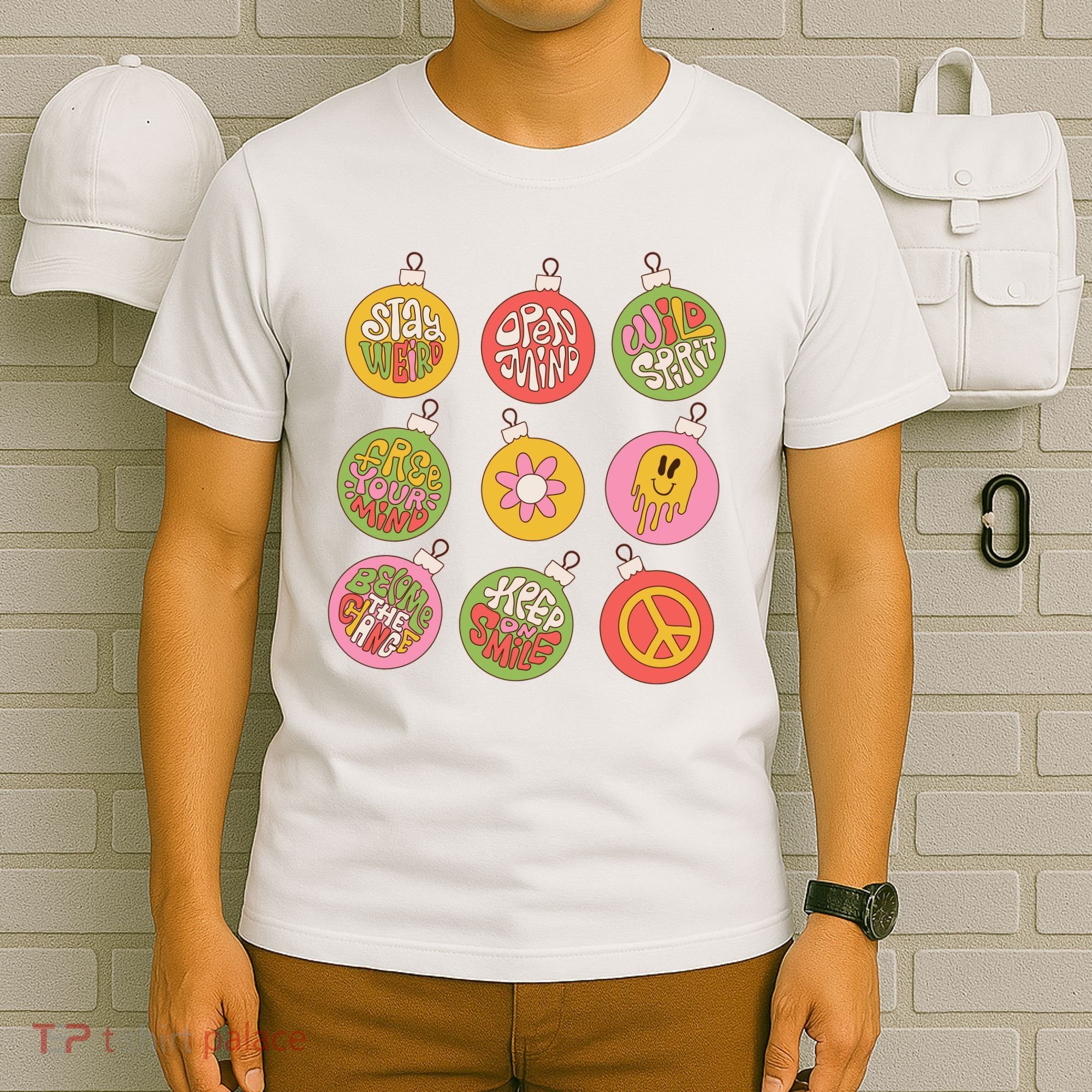 Christmas Ball Retro Ornaments T-Shirt