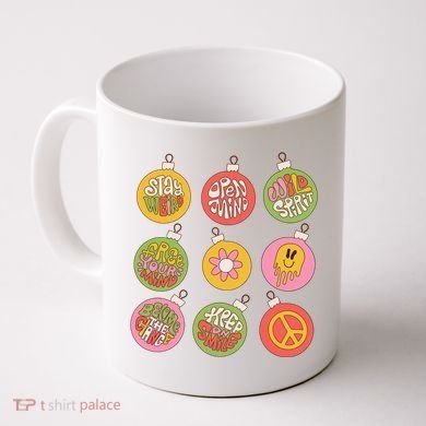Christmas Ball Retro Ornaments Coffee Mug