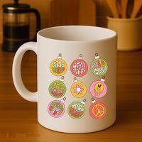 Christmas Ball Retro Ornaments Coffee Mug thumb 4