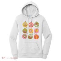 Christmas Ball Retro Ornaments Women's Hoodie thumb 0