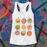 Christmas Ball Retro Ornaments Women's Tank Top thumb 3
