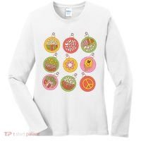 Christmas Ball Retro Ornaments Women's Long Sleeve Shirt thumb 0