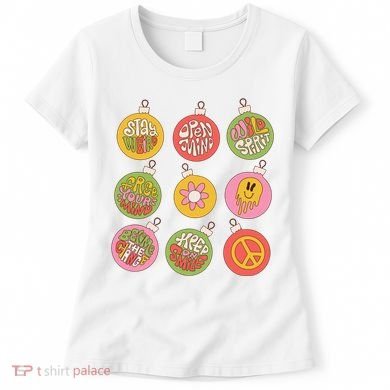 Christmas Ball Retro Ornaments Women's T-Shirt