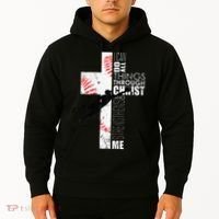 Christian Baseball Religious Cross  Hoodie thumb 2