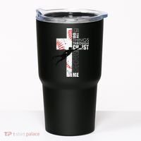 Christian Baseball Religious Cross  Tumbler thumb 0