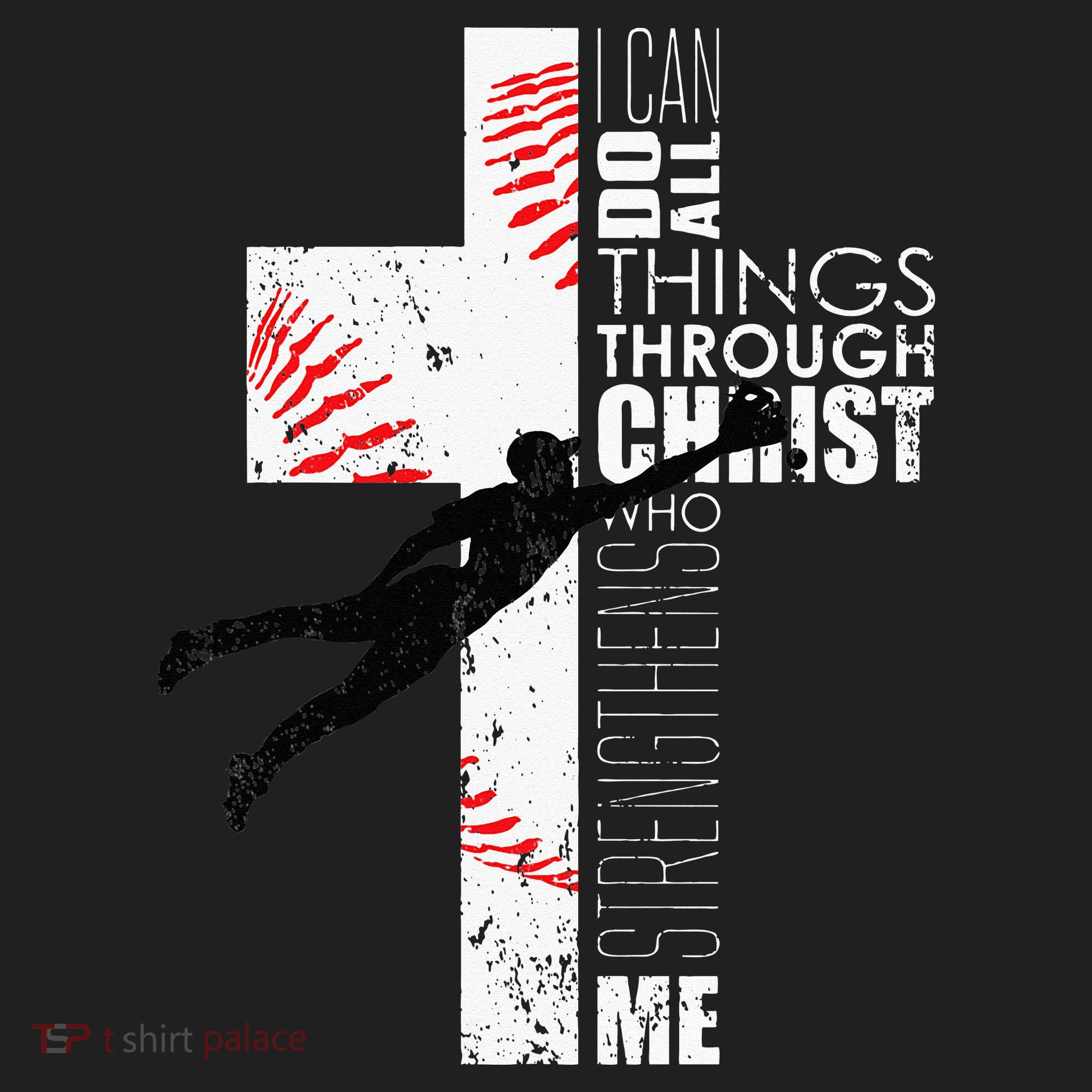 Christian Baseball Religious Cross  Golf Towel