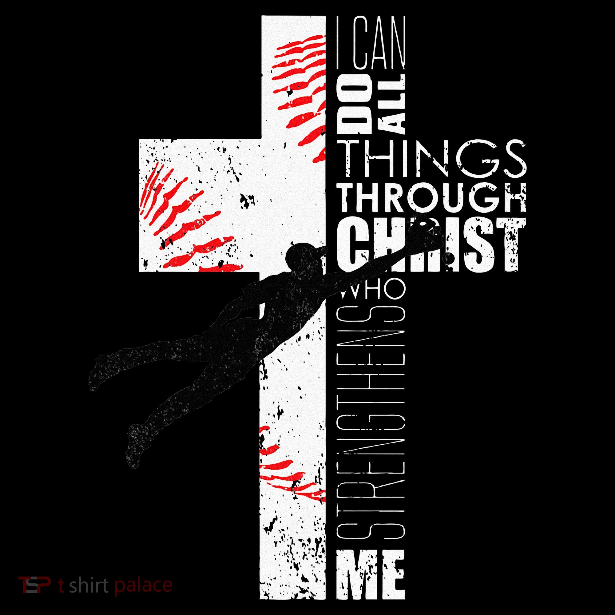 Christian Baseball Religious Cross  Toddler T-Shirt