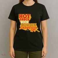 Crawfish Boil Retro Louisiana Usa Cajun Seafood Festival T-Shirt thumb 4