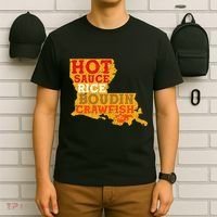 Crawfish Boil Retro Louisiana Usa Cajun Seafood Festival T-Shirt thumb 6