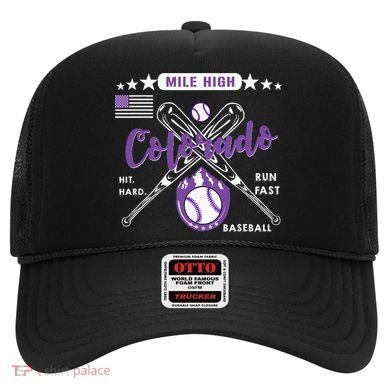Colorado Baseball Rocky Mountain Skyline Baseball Hat