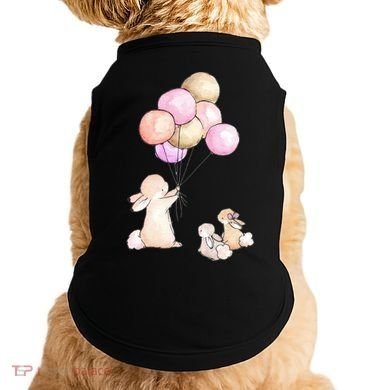 Cute Bunny Rabbit Balloon Doggie Tank