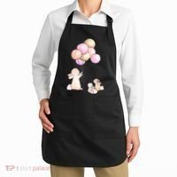 Cute Bunny Rabbit Balloon Apron thumb 2