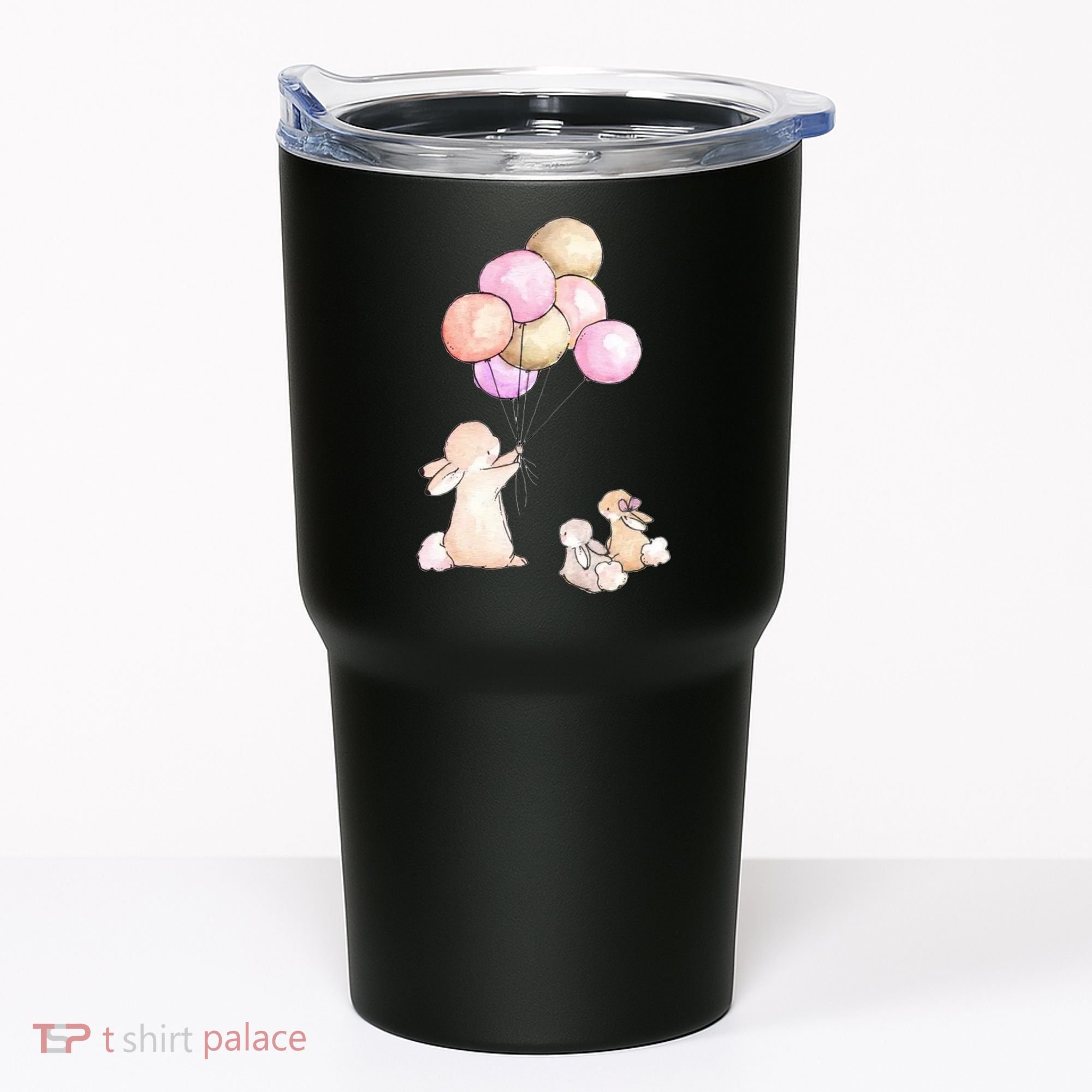 Cute Bunny Rabbit Balloon Tumbler
