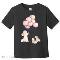 Cute Bunny Rabbit Balloon Toddler T-Shirt thumb 0