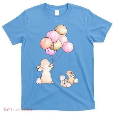 Cute Bunny Rabbit Balloon T-Shirt