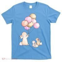 Cute Bunny Rabbit Balloon T-Shirt thumb 0