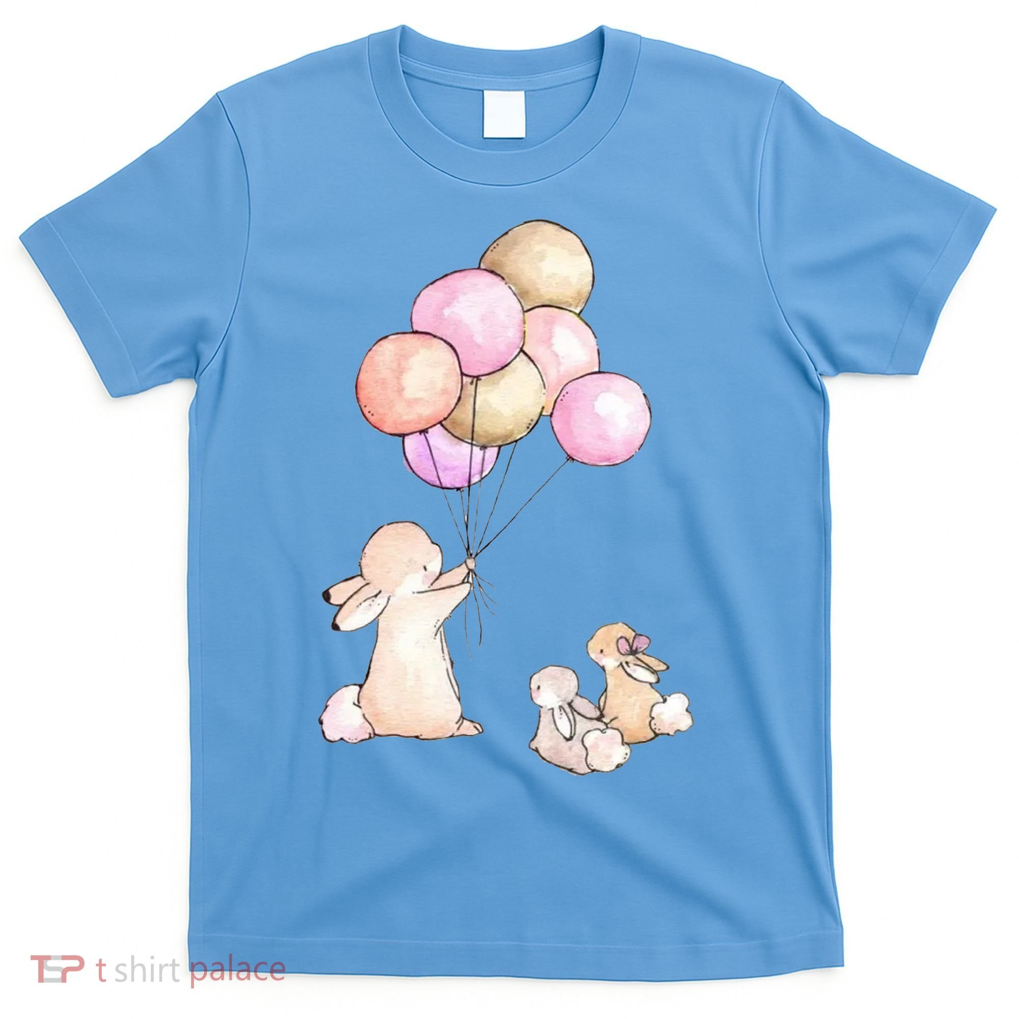 Cute Bunny Rabbit Balloon T-Shirt