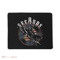 Cowboy Bull Riding Eight Seconds Rider Usa Flag Mousepad thumb 0